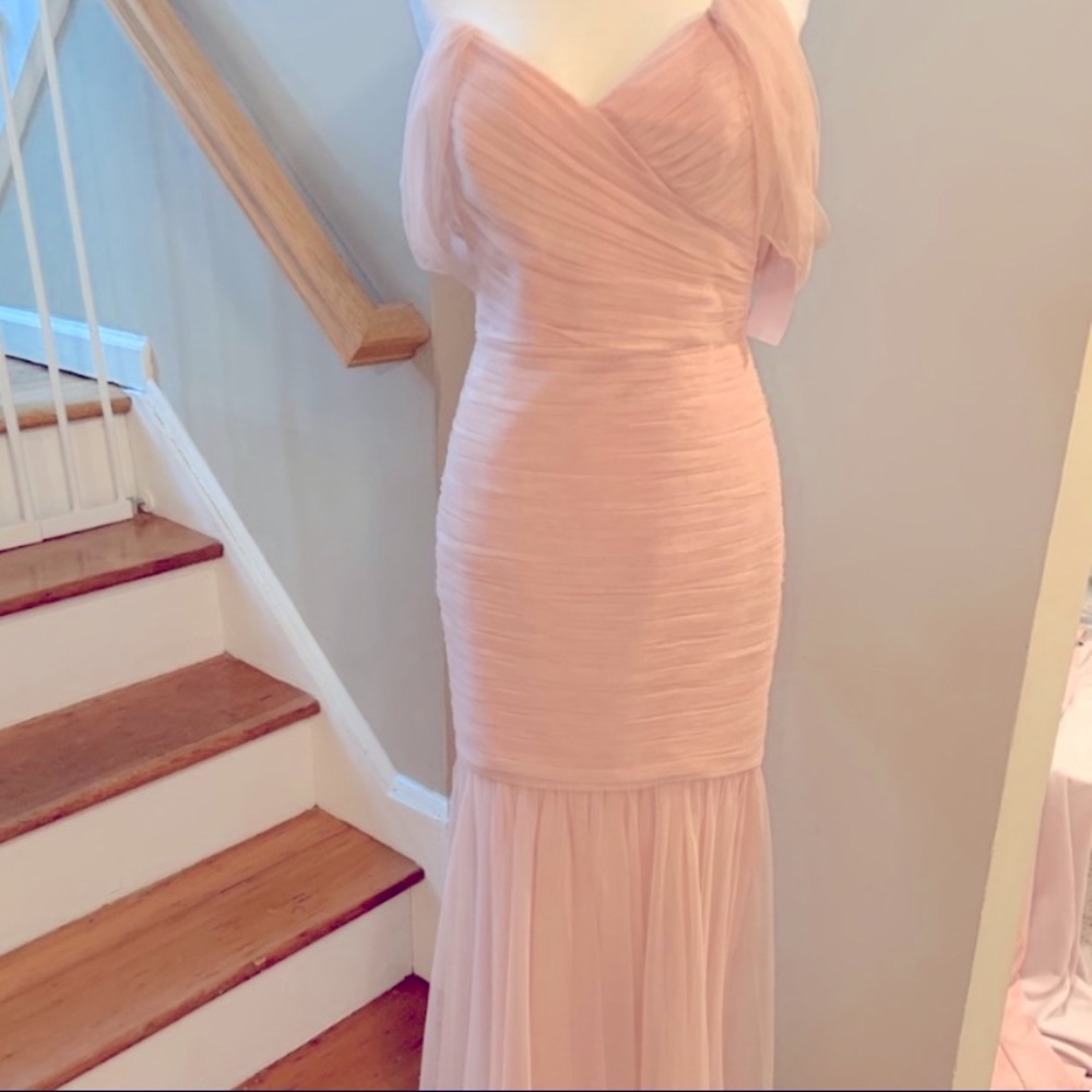 Amsale G834U Blush mermaid dress size 6